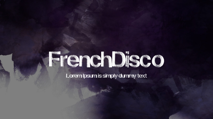 FrenchDisco Font