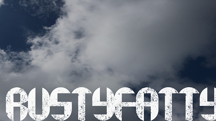 rustyfatty Font