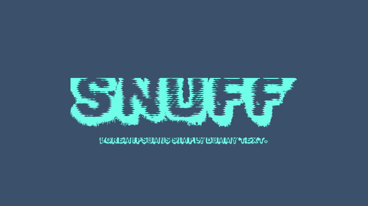 Snuff Font