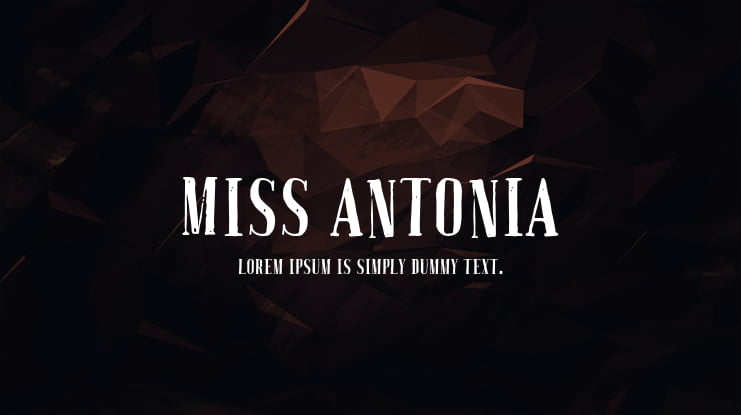 Miss Antonia Font
