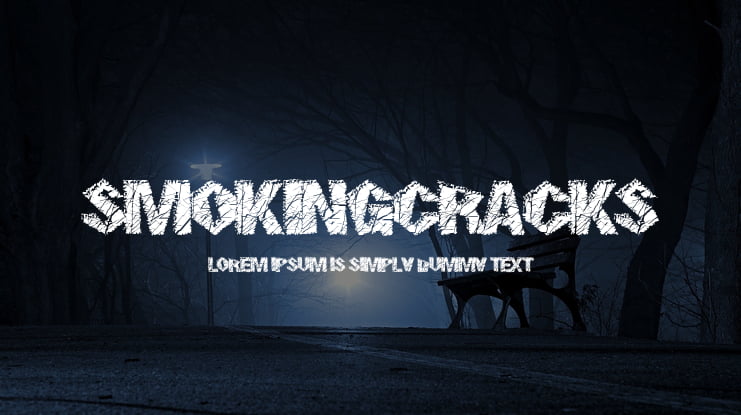 SmokingCracks Font