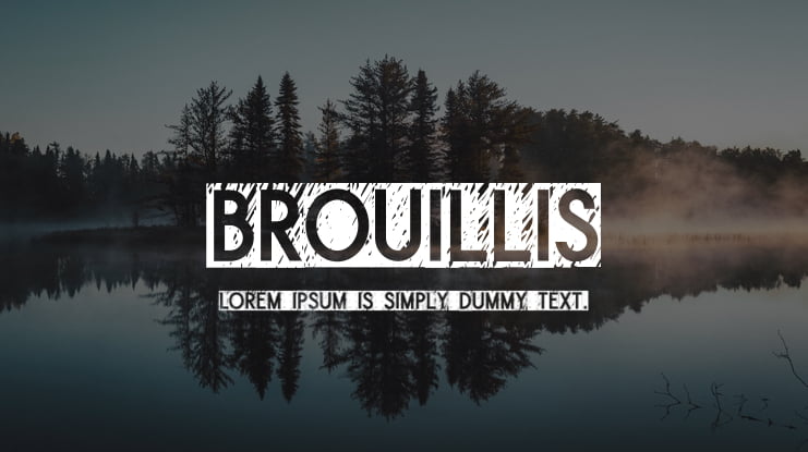 Brouillis Font