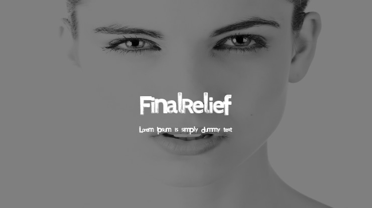 FinalRelief Font