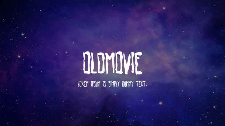 OldMovie Font
