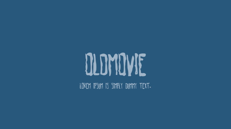 OldMovie Font