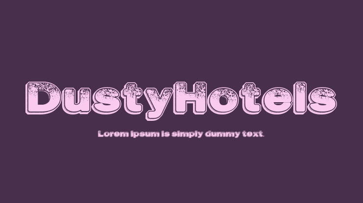 DustyHotels Font