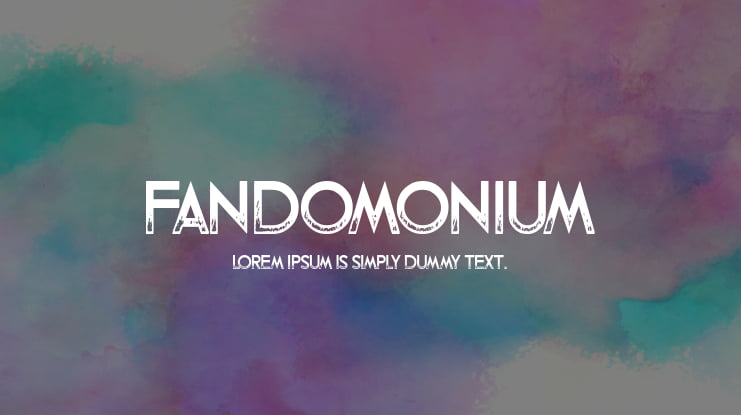Fandomonium Font