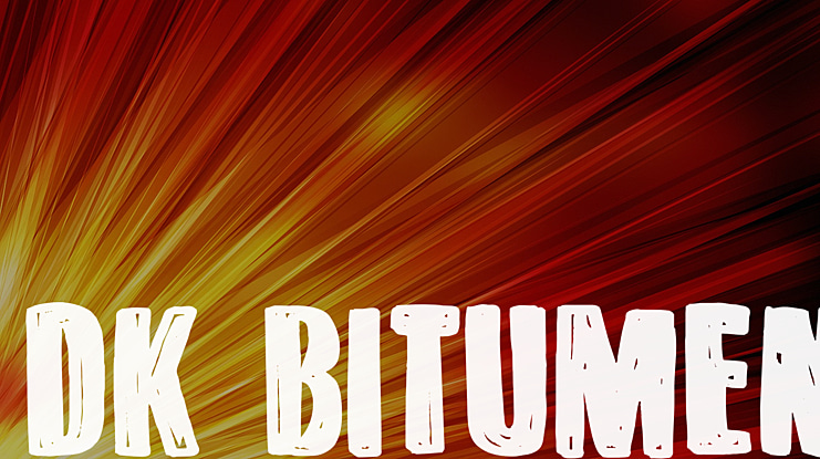 DK Bitumen Font