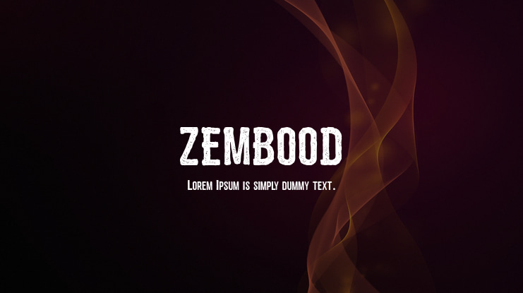 ZEMBOOD Font