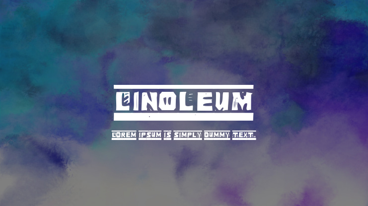 Linoleum Font