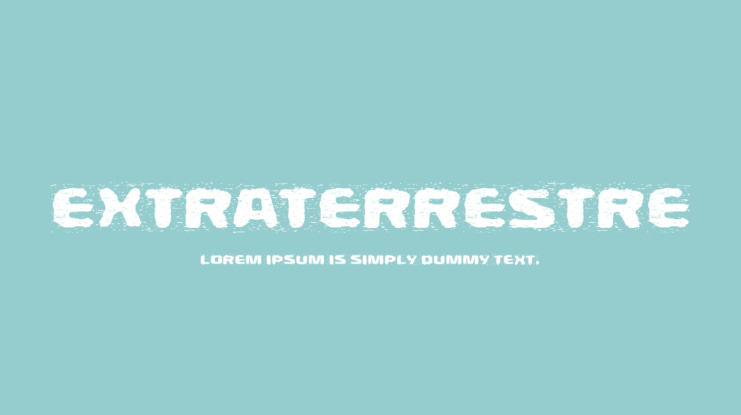 Extraterrestre Font
