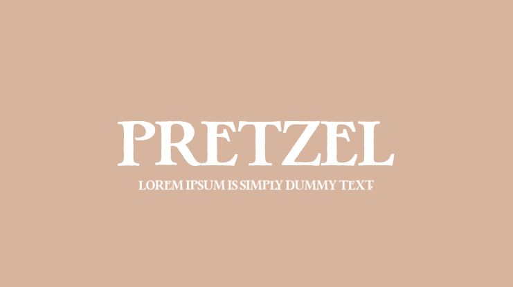Pretzel Font
