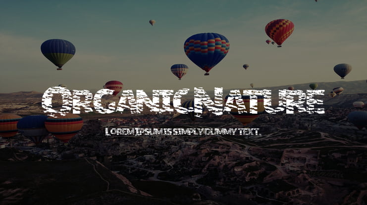 OrganicNature Font