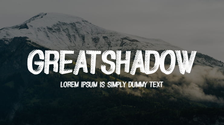 GreatShadow Font