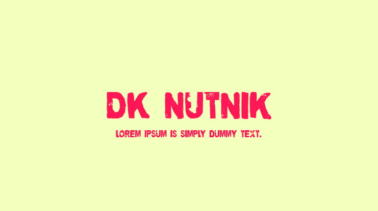 DK Nutnik Font