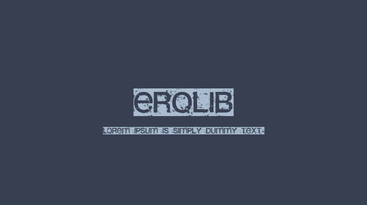 erolib Font