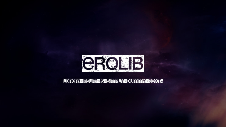 erolib Font
