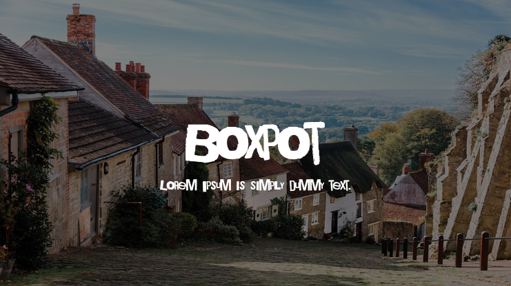 Boxpot Font