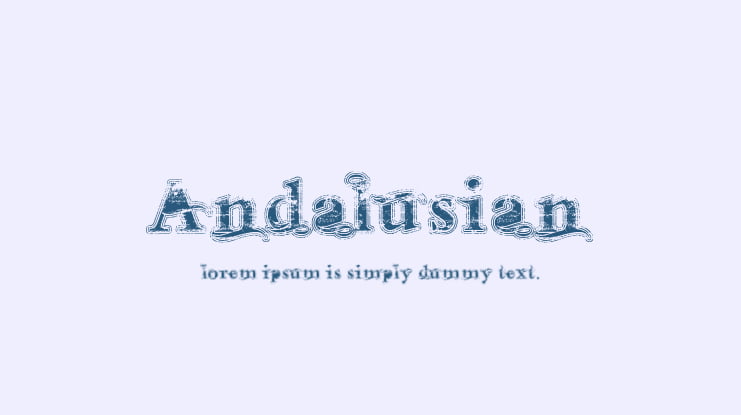 Andalusian Font