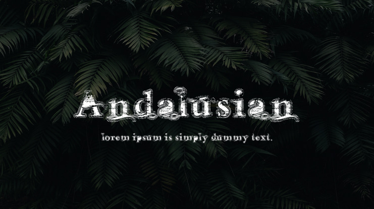 Andalusian Font