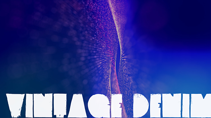 Vintage Denim Font Family