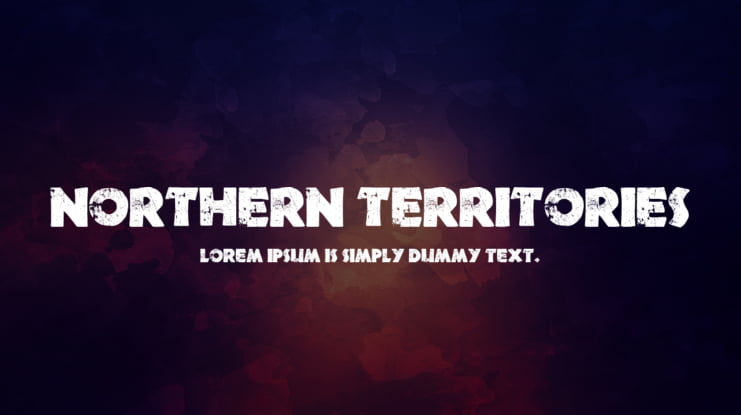 Northern Territories Font