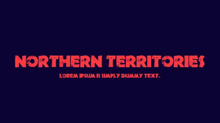 Northern Territories Font