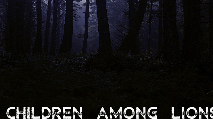 Children Among Lions Font Family