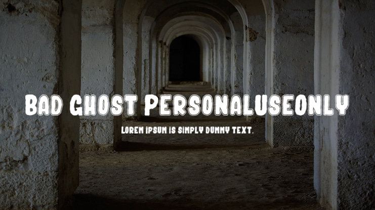 Bad Ghost_PersonalUseOnly Font