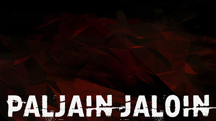 Paljain jaloin Font