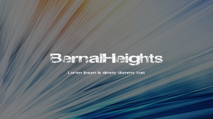 BernalHeights Font