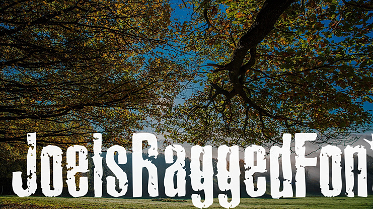 JoelsRaggedFont Font