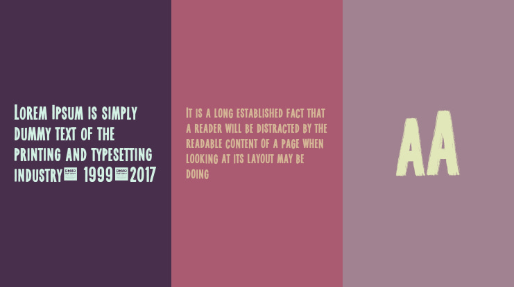 Real World - Demo Font