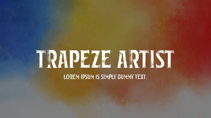 Trapeze Artist Font