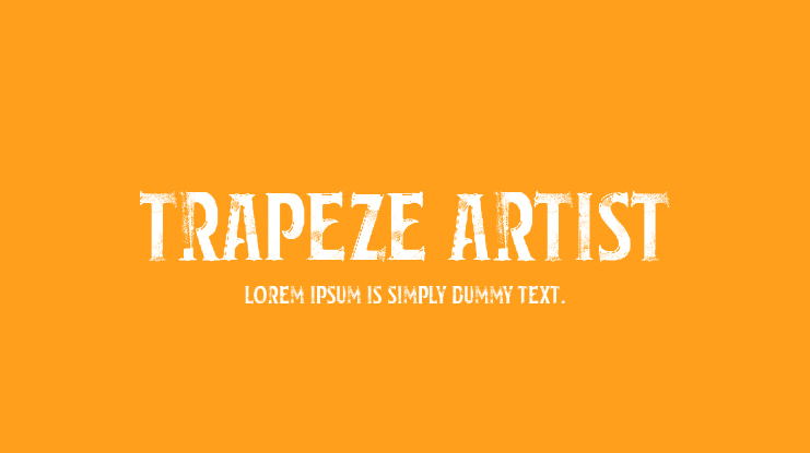 Trapeze Artist Font