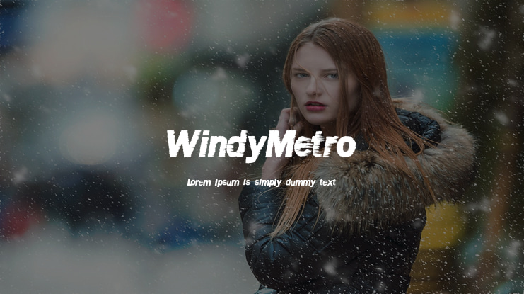 WindyMetro Font