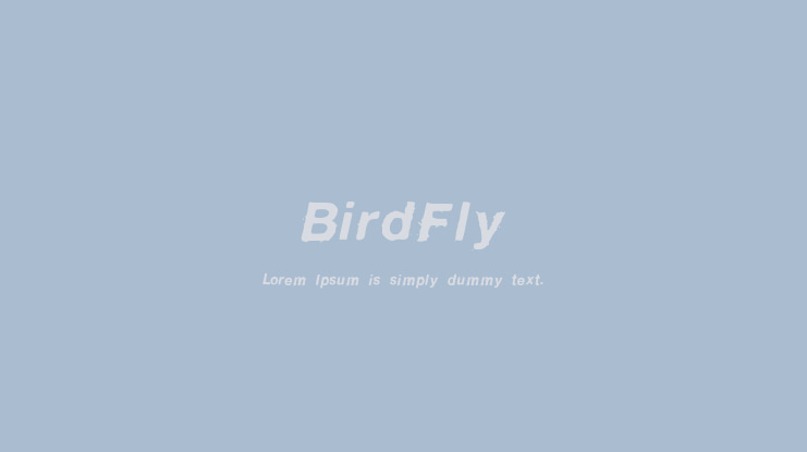 BirdFly Font