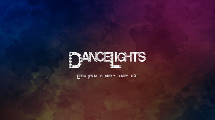 DanceLights Font