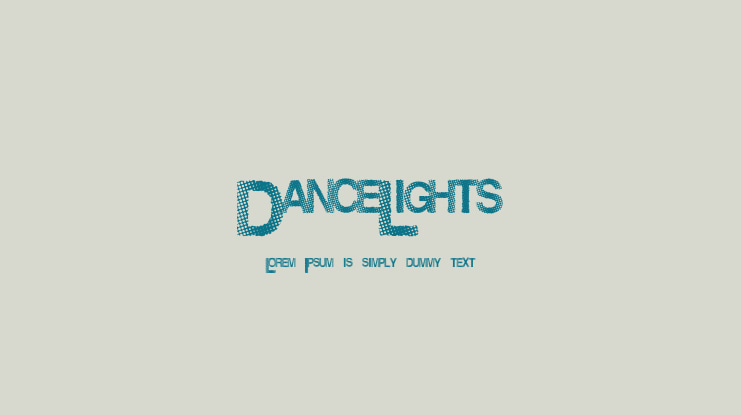 DanceLights Font