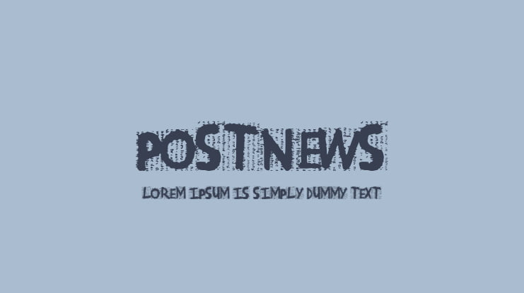 PostNews Font