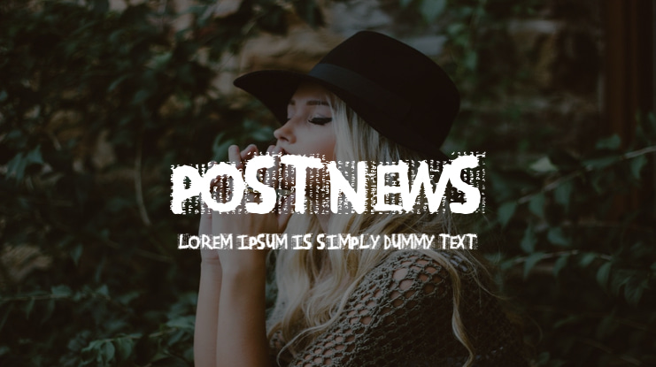 PostNews Font
