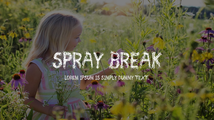 Spray Break Font