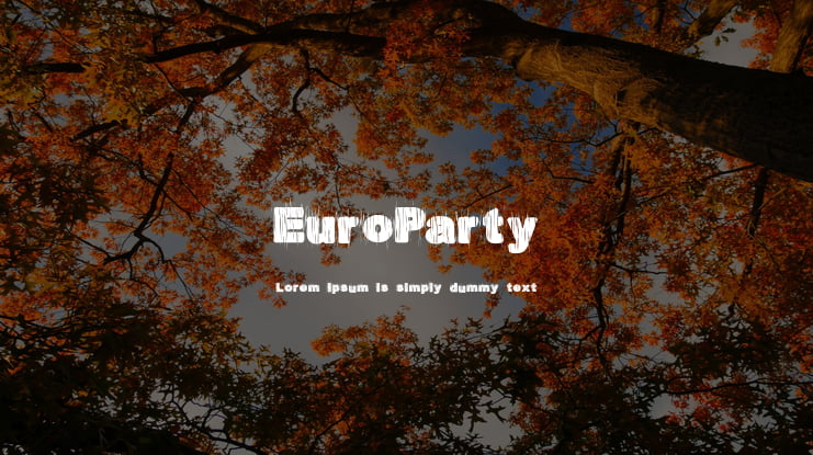 EuroParty Font