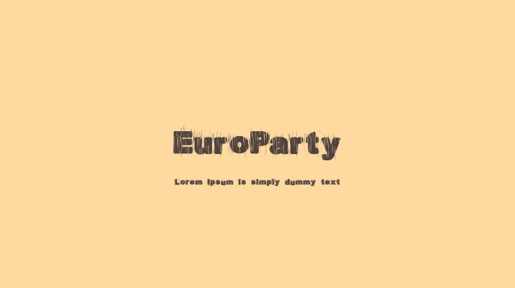 EuroParty Font