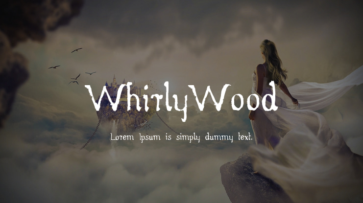 WhirlyWood Font