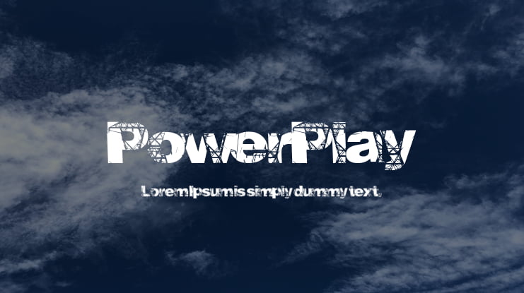 PowerPlay Font