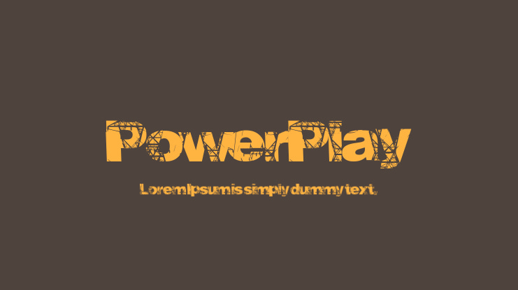 PowerPlay Font