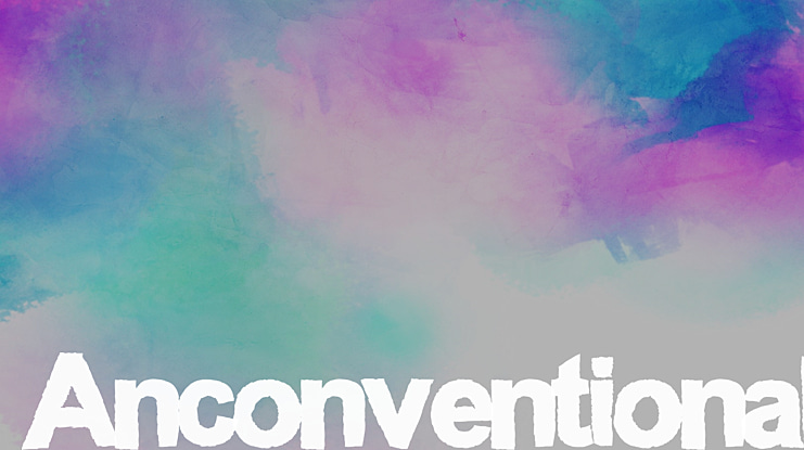 Anconventional Font
