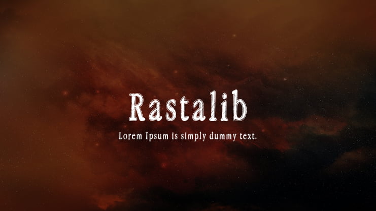 Rastalib Font