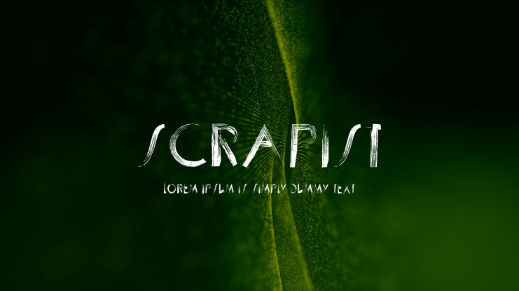 SCRAPIST Font
